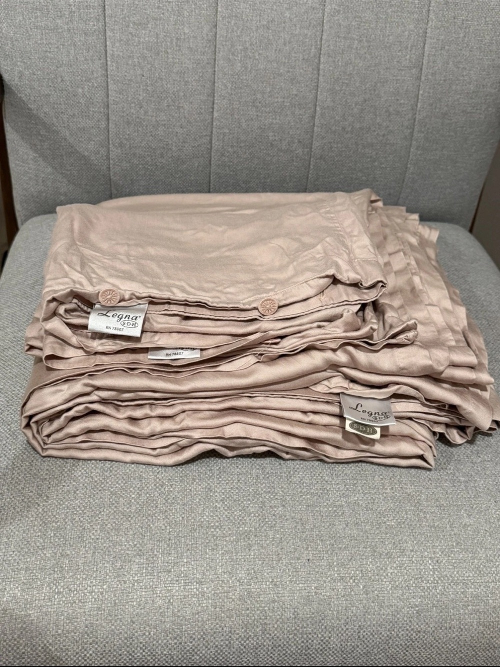 SDH Legna Classic King Flat Sheet & 2 Pillowcases - 100% Italian Wood Fiber Read